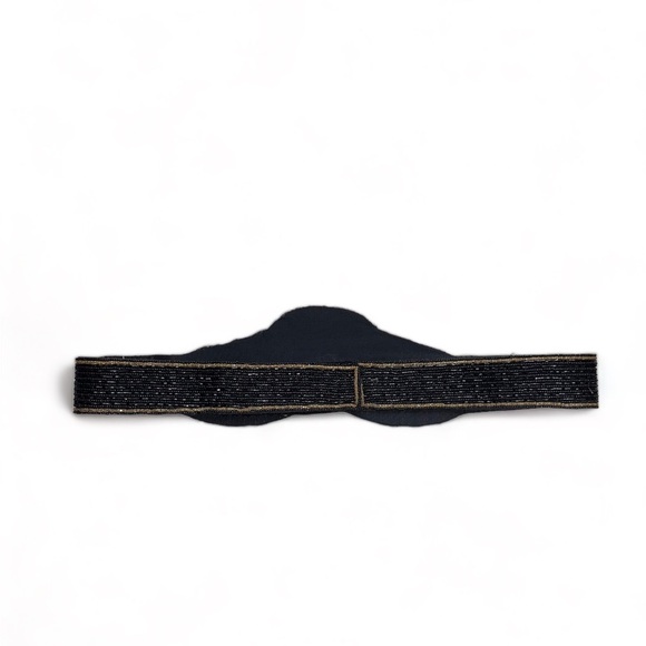 Vintage 70s Beaded Velcro Belt - Picture 2 of 3